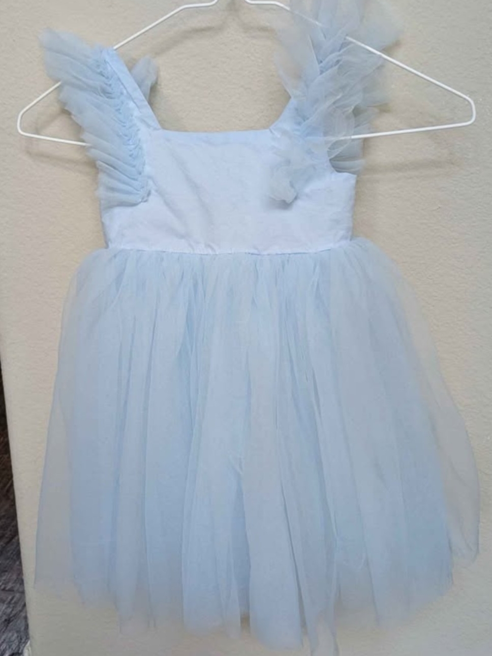 Light Blue Tulle Kids Costume Dress Size 2T